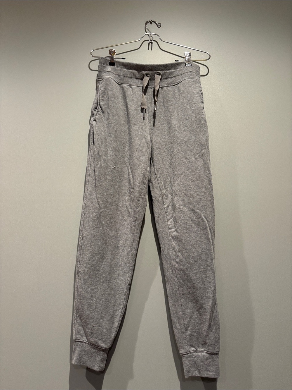 Athleta Gray Drawstring Track Joggers